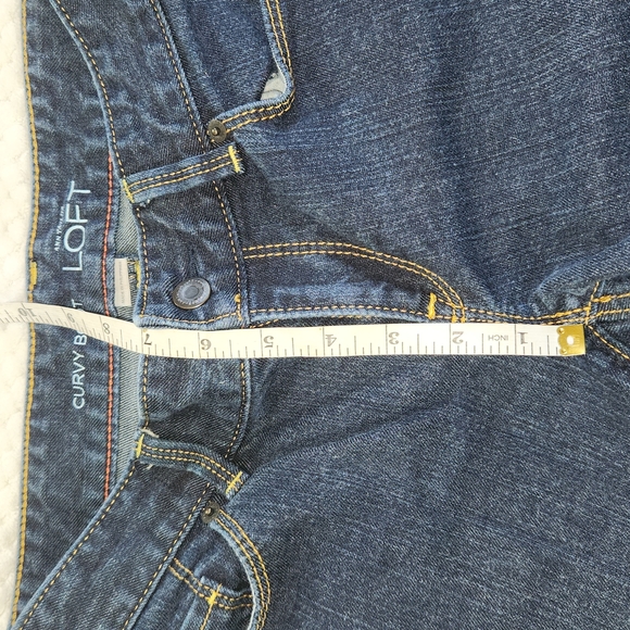 ANN TAYLOR LOFT WOMENS JEANS.      SIZE 4P CURVY BOOT - Picture 10 of 12